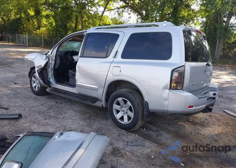 2011 Nissan Armada Platinum из США, поврежденный, VIN 5N1BA0NF3BN620376